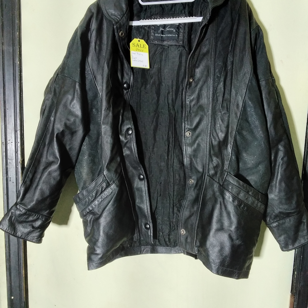 Jean Pierre Dark Leather Jacket